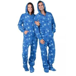 Its A Snow Day Adult Hoodie Fleece One Piece Size Large